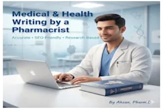 provide pharm d and medical research assistence