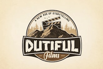 create premium production, music, or film studio logo