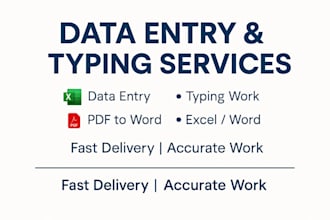 data entry and excel
