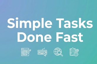 help you with simple virtual assistant tasks