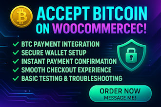 integrate bitcoin crypto payments into your woocommerce store securely