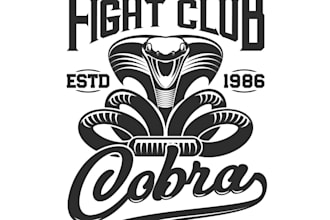 design high quality cobra snake logo