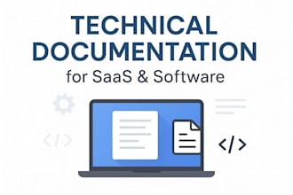 write clear technical documentation for saas and software products
