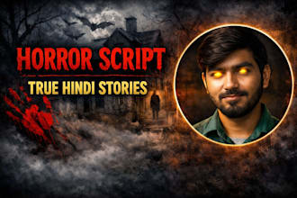 write hindi horror and mysterious scripts for youtube