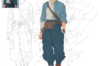 do draw of your character in a anime dragon ball z style