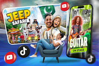 do high CTR youtube, tiktok thumbnails fast 2 hour delivery