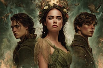 design fantasy, romance and sci fi book covers