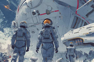 sci fi illustration and sci fi art