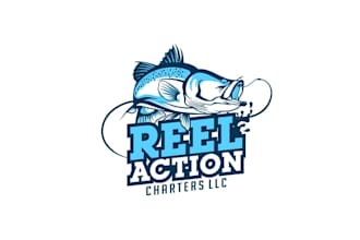 design beautiful charter captain camp logo
