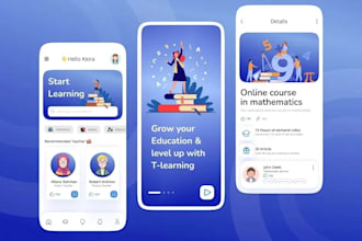 develop e learning app, educational app, online tutor app, udemy clone app