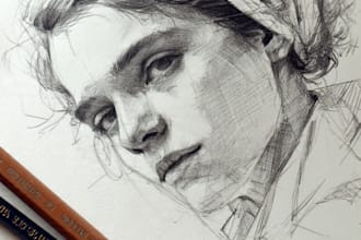 draw pencil sketch portrait