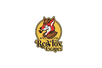 design a simple red fox amazing logo with character