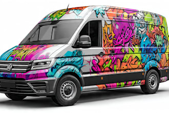 design professional truck, car, van, boat wrap for you