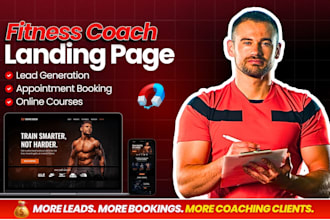 create a lead generation landing page for fitness coaches and personal trainers