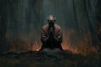 draw dark art illustration
