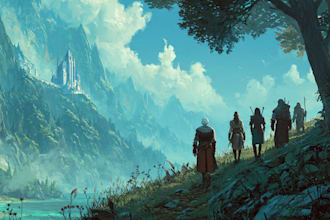 create a fantasy illustration