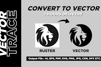 vector tracing or convert to vector quickly