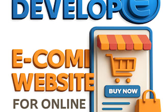 develop a professional ecommerce website for online selling