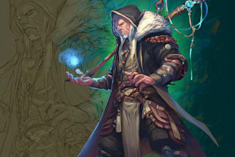 design a character design, game character, concept