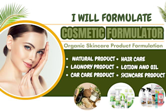 create a professional cosmetic formulation for skincare or haircare products