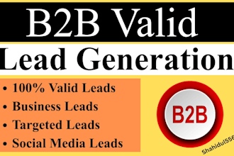do b2b lead generation, lead collection and prospect list building