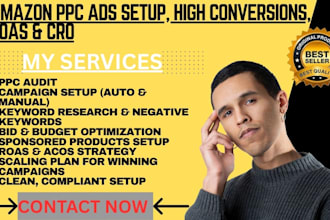 do amazon PPC ads setup optimization high conversion roas campaigns for cro