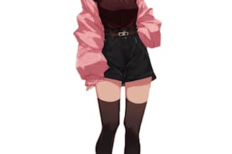 anime character, fanart, and original character
