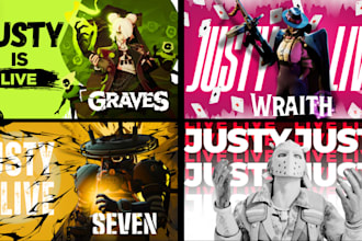 create amazing gaming live thumbnail