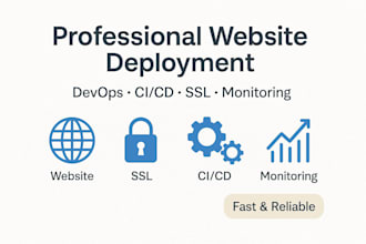 create a modern and professional website