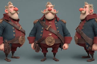 make a character for game