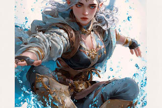 create splash art for your tcg and game art