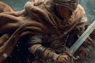 create your tcg illustration or splash art games