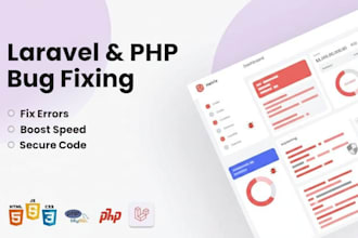 fix laravel PHP and javascript bugs, errors, and performance issues