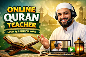 be your expert online quran teacher, tutoring with tajweed, qirat, and maqamat