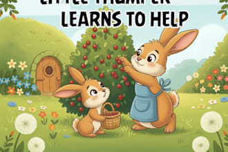 design and illustrate your children story book from your script