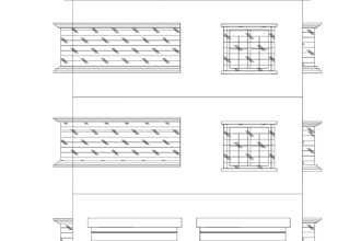 draw professional autocad 2d building drawings