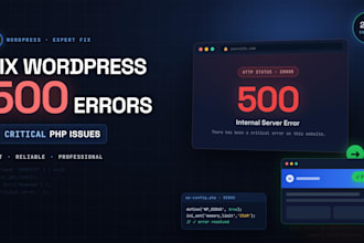 fix wordpress errors, 500, white screen and critical PHP issues