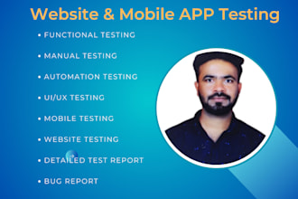 do QA review, manual, and automation testing for all apps