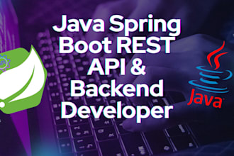develop a modern java spring boot rest API backend