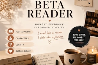 beta read your story and provide honest feedback