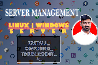 manage and configure your AWS, gcp, linux, docker server with deployment