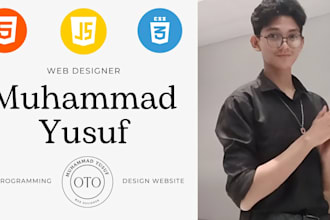 design a clean website layout using HTML, CSS and javascript