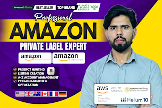 be your amazon fba private label virtual assistant and PPC account manager