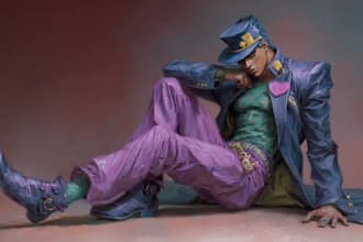 create a custom jojo bizarre adventure inspired artwork