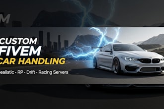 customize, fix, and realistic fivem car handling for rp, drift and racing server