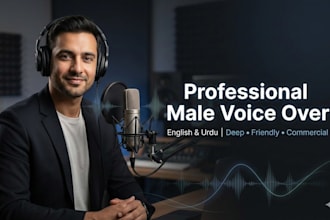 do voice overs in both languages english and urdu