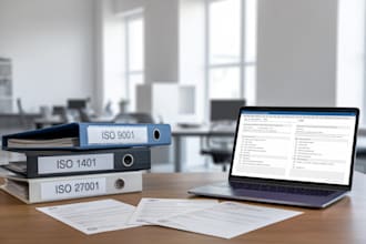 help your business get iso certified with full documentation and audit support