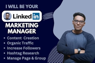 be your linkedin manager and content post creator