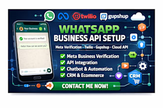 verify meta businesss account whatsapp API twilio gupshup whatsap cloud API