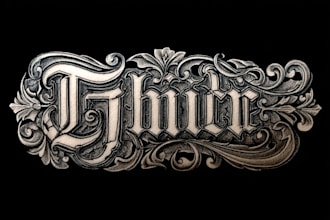 do an awesome chicano lettering dark style for your tattoo